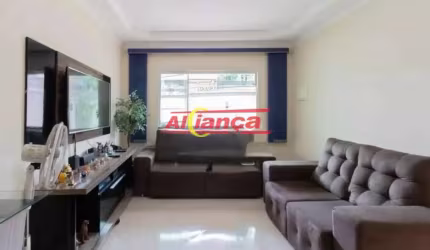 SOBRADO COM 4 DORMITÓRIOS SENDO C/ 3 SUITES A VENDA, 150 m² JARDIM SANTA CLARA - GUARULHOS/SP