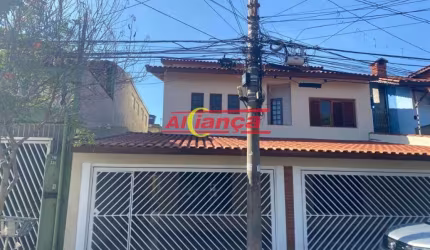 SOBRADO COM 4 DORMITÓRIOS SENDO 1 SUITE A VENDA, 370 m²Jardim Santa Bárbara - Guarulhos - SP