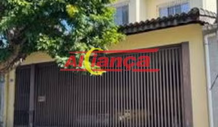 SOBRADO COM 4 DORMITÓRIOS E 1 SUITE A VENDA, 187 m² JARDIM SANTA CLARA - GUARULHOS/SP