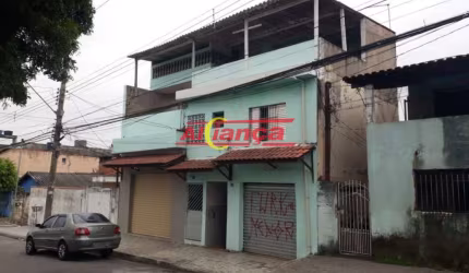 SOBRADO COM 6 QUARTOS  A VENDA, 125mJardim Silvia - Guarulhos - SP