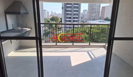 Lindo apto novo com 2 suítes , sala ampliada, sacada gourmet 88 m2 no Macedo.