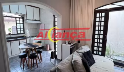 SOBRADO COM 3 QUARTOS, EDICULA À VENDA,169M² POR R$ 495.000,00 - JARDIM SANTA RITA - GUARULHOS/SP.