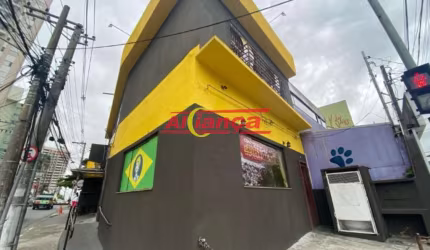 Salão para alugar, 250m² - área total sendo 125 terreo + 125  1 andar bairro - picanço Guarulhos/SP