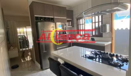 CASA COM 3 QUARTOS  COM UMA SUÍTE Á VENDA, 70 M² - VILA NOVA BONSUCESSO- GUARULHOS - SP