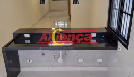 SOBRADO A VENDA, 3 QUARTOS E 4 BANHEIROS, 170M² - PQ. CONTINENTAL-GRU.