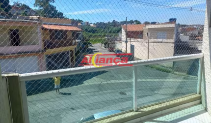 SOBRADO 3 QUARTOS (1 SUÍTE), 2 SALAS, 184m², PRÓXIMO TERMINAL SÃO JOAO, JD. BONDANÇA, GUARULHOS