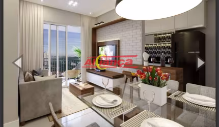 AP. NOVO 2 DORM ,SENDO 1 SUITE À VENDA, 49,89 M² - VILA AUGUSTA-GUARULHOS/SP