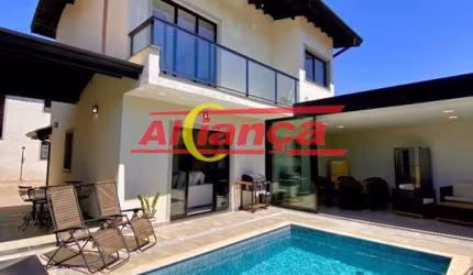 Belíssimo sobrado condominio Atibaia 3 dorms / suites / piscina/ 1.800 mil