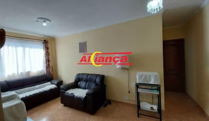 apartamento 2 dormitórios, 1 banheiro, uma vaga bairro cocaia - Guarulhos