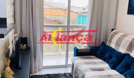 APARTAMENTO COM 2 QUARTOS À VENDA E SEMI MOBILIADO COM 52m² PRÓXIMO SONDA VILA RIO EM GUARULHOS, SP