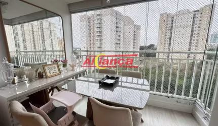 Apartamento com 3 dormitórios à venda, 71 m²- Macedo - Guarulhos/SP