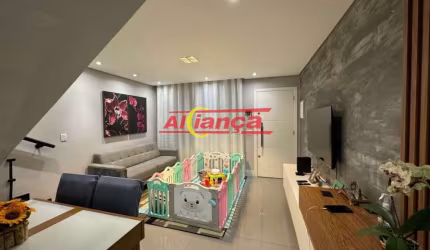 SOBRADO COM EXCELENTE ACABAMENTO À VENDA, 117M² DE ÀREA CONSTRUIDA - JD. SANTA MENA - GUARULHOS/SP