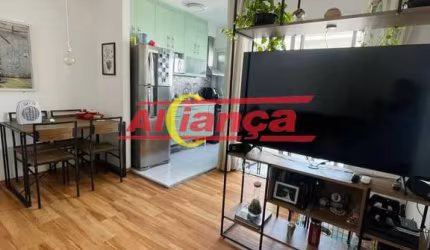 APARTAMENTO A VENDA EM GOPOUVA COM 58M², 2 QUARTOS, 1 SUÍTE E 1 VAGA.