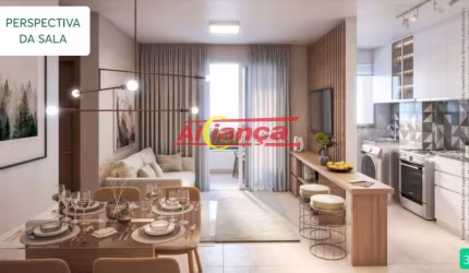 APARTAMENTO COM 2 DORMITÓRIOS À VENDA, 71,63M² - VILA AUGUSTA -  GUARULHOS/SP