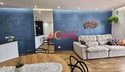 APARTAMENTO À VENDA COM 3 QUARTOS, 73m² por R$ 640.000,00 ? PONTE GRANDE- GUARULHOS/SP.