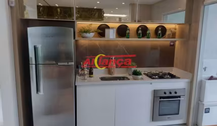 APARTAMENTO NA PLANTA TON BOSQUE MAIA COM VARANDA GOURMET.