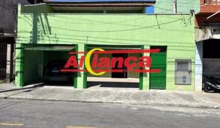 Sobrado comercial á vemda com 8 salas + 2 salões, 2 vagas - Jd. Presidente Dutra - Guarulhos