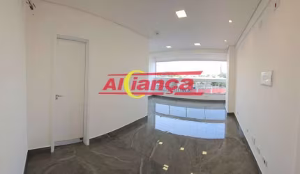 Cond. Via Monteiro - Sala Comercial no Centro de Guarulhos 29 m² com 1 vaga de garagem