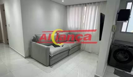 Lindo apartamento ao lado do Shopping Maia, 44 m², 2 dormitórios, 1 vaga coberta