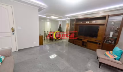 APARTAMENTO COM 3 DORMITÓRIOS, 1 SUÍTE E 2 VAGAS, 133 M² - VILA AUGUSTA ? GUARULHOS/SP