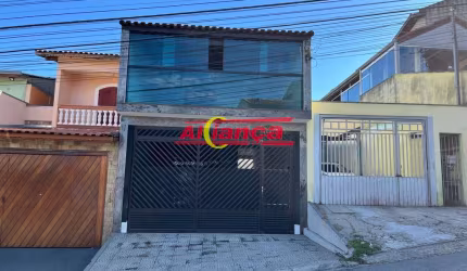 SOBRADO COM 3 DORMITÓRIOS E 1 SUÍTE, 2 VAGAS, 189 m² - PQ CONTINENTAL - GUARULHOS-SP