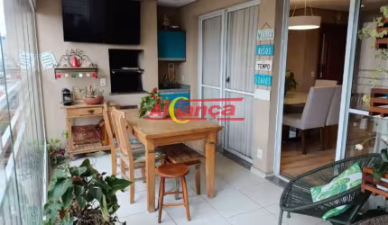 Excelente Apartamento no Parque Clube na Vila Augusta - 92 m², Varanda Gourmet e 2 vagas