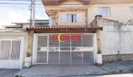 SOBRADO COM 3 DORMITÓRIOS (1 SUÍTE) E 2 VAGAS, 163 m² - VILA TIBAGI  - GUARULHOS/SP