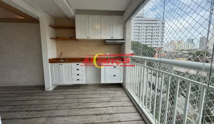 Oportunidade! Apartamento a Venda no Tatuapé 72 m², 3 Dormitórios c/ suíte , varanda Gourmet, 1 vaga