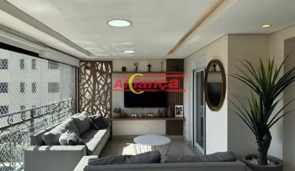 Apto de Alto Padrão com 03 dorm, suite, 04 banheiros, 02 vagas, lazer, 145 metros