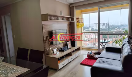 Apartamento à Venda com 3 Quartos no Condomínio Reserva das Flores ? Ponte Grande, Guarulhos