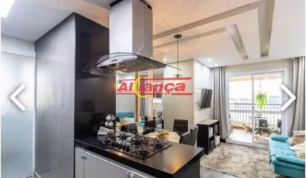 Lindo Apartamento do Tatuapé Mobiliado, com Varanda Gourmet 74 m², 3 dormitórios , 1 vaga