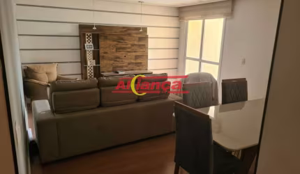 Apartamento com 3 dorm sendo 1 suíte  residencial à venda, Jardim Nova Taboão, Guarulhos -  Residenc