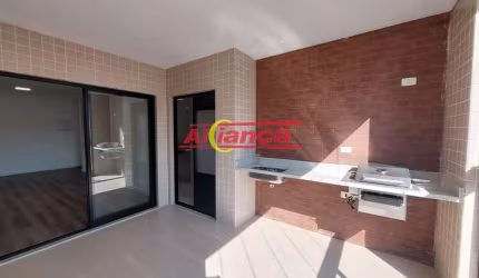 Apto com varanda Gourmet- Centro