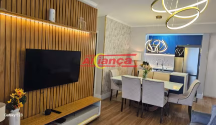 APARTAMENTO À VENDA COM 86 M², 3 QUARTOS COM SUITE NO CIDADE MAIA, GUARULHOS