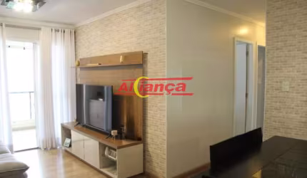 APARTAMENTO 3 QUARTOS (1 SUÍTE), VISTA LIVRE, ANDAR ALTO, 3 BANHEIROS, 2 VAGAS, CENTRO GUARULHOS