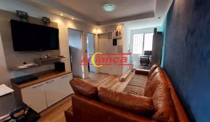 Apartamento de 50m², com 2 quartos, 1 vaga de garagem- Jd. Sta Cecilia- Guarulhos-SP.