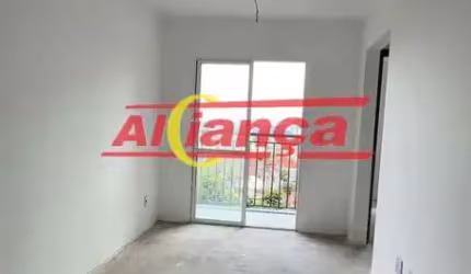 RES. GAIA ANDAR ALTO - 46M² COM 2 QUARTOS E VARANDA