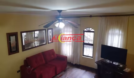 SOBRADO COM 3  QUARTOS SENDO 2 SUÍTES A VENDA, 140m² - VILA CARMELA I- GUARULHOS/SP