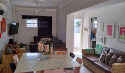 Cobertura para Temporada em Guarujá, Enseada, 3 dormitórios, 1 suíte, 3 banheiros, 1 vaga