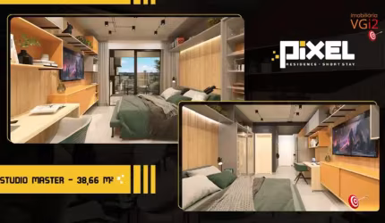 Studio na Planta - Próximo da USP / Avenida do Café - 1 Vaga