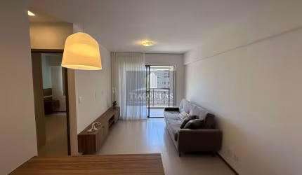 Aluguel Exclusivo: Apartamento Mobiliado 1/4 e Sala na Pituba - Condomínio Pleno Itaigara - 45m² - Nascente - Andar Alto - 1 Vaga