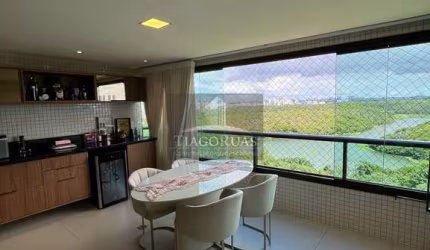 Apartamento de Luxo no Parque Tropical: 4 Suítes, Varandão Gourmet e Vista Privilegiada para o Parque de Pituaçu em Salvador-BA!