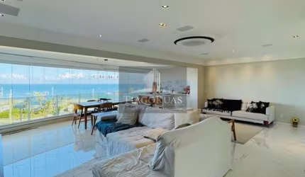 Luxuoso apartamento de 4 suítes com vista mar no Pituaçu - Salvador-BA  200m²  4 vagas  VENDA  Hemisphere 360
