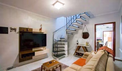 Sobrado com 2 dormitórios, 123 m² - venda por R$ 750.000,00 ou aluguel por R$ 5.228,00/mês - Vila Bastos - Santo André/SP