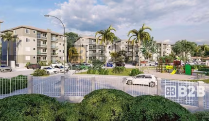 Apartamento com 2 dormitórios à venda, 48 m² por R$ 198.900,00 - Parque Viaduto - Bauru/SP