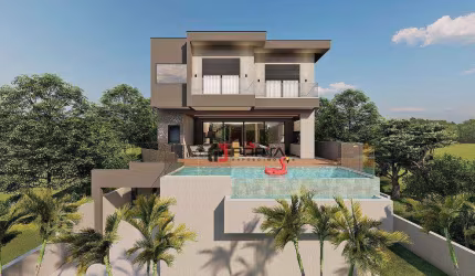 Casa com 4 dormitórios à venda, 385 m² por R$ 4.500.000,00 - Itahyê - Santana de Parnaíba/SP