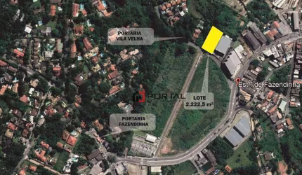 Terreno à venda, 2222 m² por R$ 1.650.000 - Granja Viana - Carapicuíba/SP