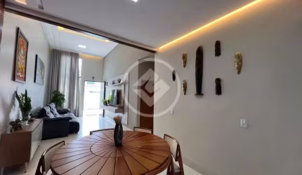 CASA 3 QUARTOS C/ SUITE, SALA PÉ DIREITO DUPLO, COZINHA COMPLETA EM ARMÁRIO, PISCINA AQUECIDA E AREA GOURMET COM CHURRASQUEIRA - SETOR FONTE NOVA GOIÂNIA codigo: 120455