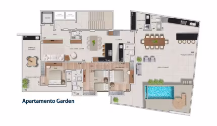 Apartamento Garden 3 quartos - Bom Pastor