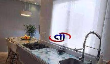 Apartamento com 2 dormitórios à venda, 74 m² por R$ 372.000,00 - Jardim Las Vegas - Santo André/SP
